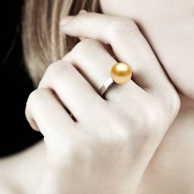 Bague Perle gold Anara