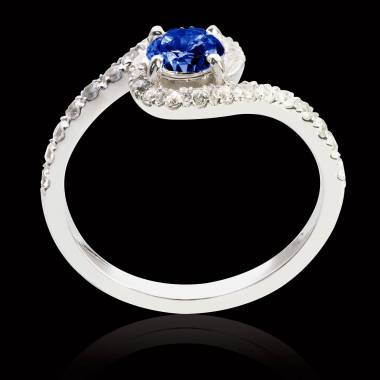 Bague saphir bleu Lilou