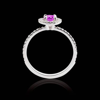 Bague saphir rose Isaure