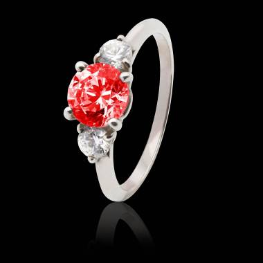 Bague Spinelle rouge Nayla