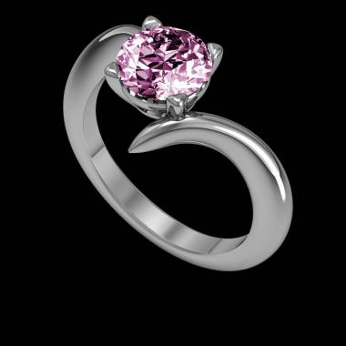 Bague Tourmaline rose Serpentine