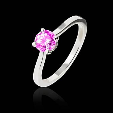 Bague Tourmaline rose Vanessa solo