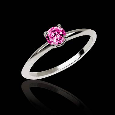 Bague de fiançailles Tourmaline rose Valentina