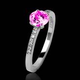 Bague de fiançailles Tourmaline rose Judith