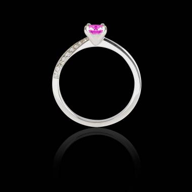 Bague de fiançailles Tourmaline rose Meryem