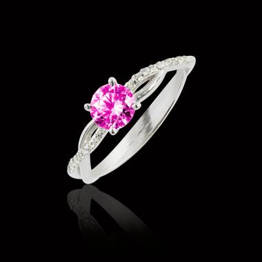 Bague de fiançailles Tourmaline rose Noémie