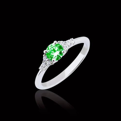 Bague de fiaançailles Tsavorite Virginie