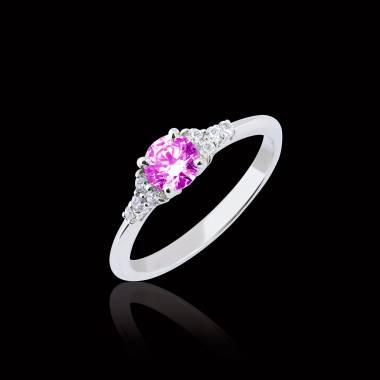 Bague de fiançailles Tourmaline rose Virginie