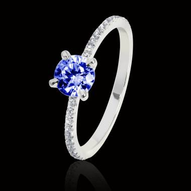 Bague de fiançailles Tanzanite Manon