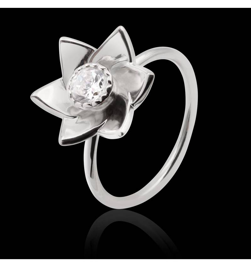 Bague solitaire diamant Jonquille solo