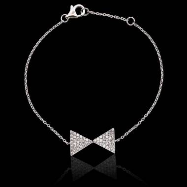 Bracelet diamant Noeud Papillon