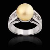 Bague perle gold Aya