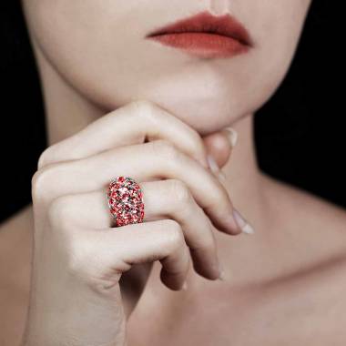 Bague rubis Romy