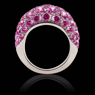 Bague saphir rose Romy