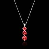 Pendentif rubis Trilogie