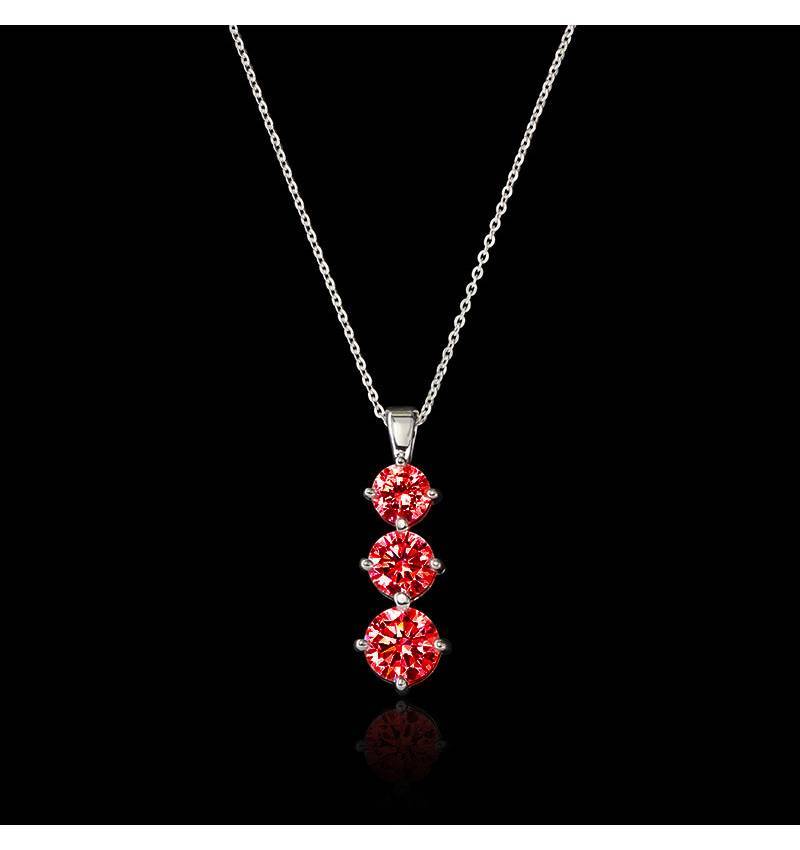 Pendentif rubis Trilogie