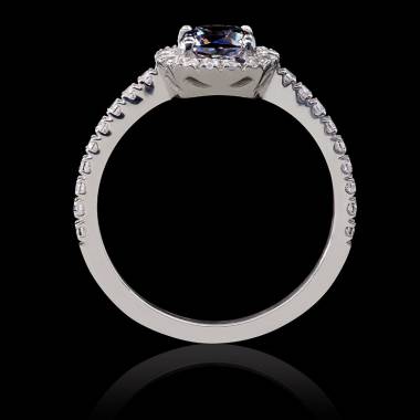 Bague diamant noir -pavage diamant-Alice