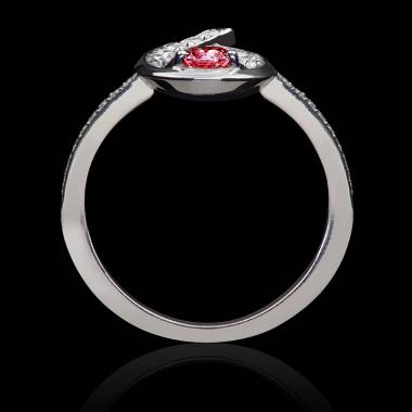 Bague rubis Flamme