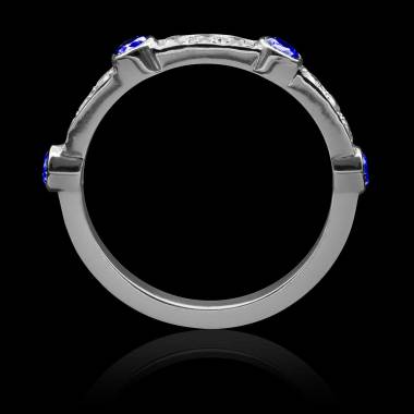 Prototype bague saphir bleu Olivia