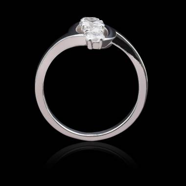 Bague diamant-or blanc-Margaux