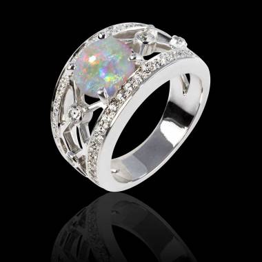 bague-opale-blanche-or-blanc-regina suprema