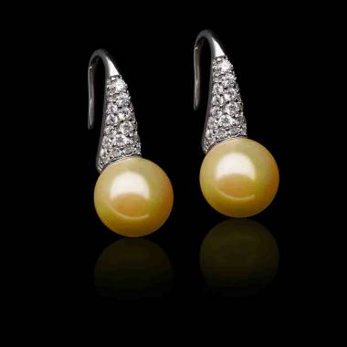 Boucles d'oreilles perle...