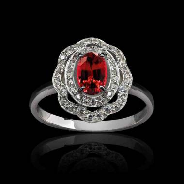 Bague rubis Carla