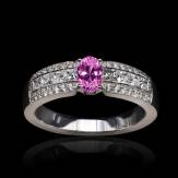 Bague saphir rose Grace