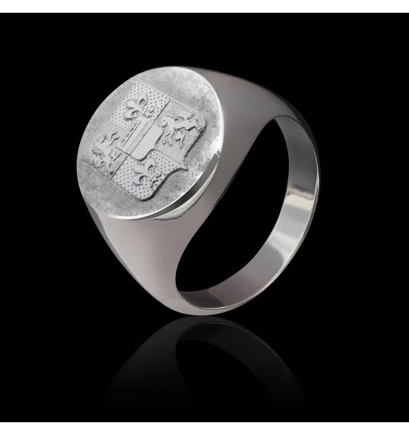 Chevalière blason personnalisé