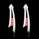 Boucles d'oreilles rubis...